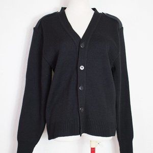 Military Wool Blend Button Down Cardigan Sweater Size 38R